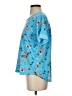 Cuddl Duds Blue Short Sleeve Blouse Size S - photo 5