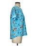 Cuddl Duds Blue Short Sleeve Blouse Size S - photo 4