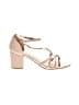 Journee Collection Gold Sandals Size 8 - photo 1