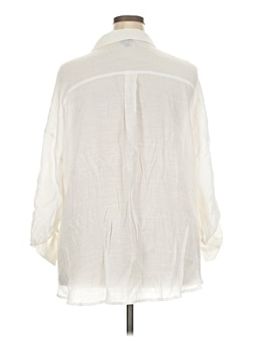 Torrid 3/4 Sleeve Button-Down Shirt (view 2)