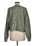 American Eagle Outfitters Animal Print Green Pullover Sweater Size M - photo 2