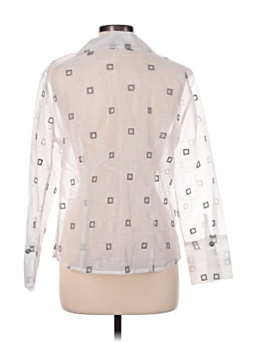 Connie Roberson 3/4 Sleeve Silk Top (view 2)