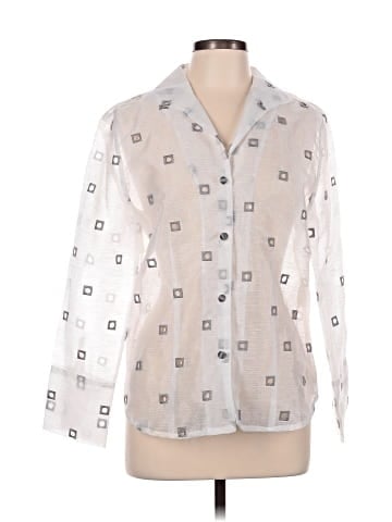 Connie Roberson 3/4 Sleeve Silk Top (view 1)