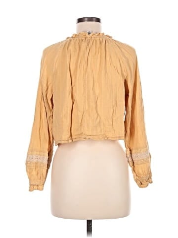American Eagle Outfitters Long Sleeve Blouse (view 2)