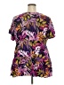 Torrid Purple Short Sleeve Blouse Size 3X Plus (3) - photo 2