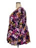 Torrid Purple Short Sleeve Blouse Size 3X Plus (3) - photo 5