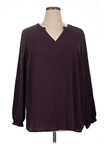 Lane Bryant Outlet Long Sleeve Blouse (view 1)