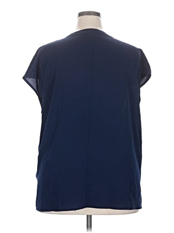 ELOQUII Short Sleeve Blouse (view 2)