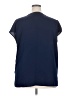 ELOQUII Blue Short Sleeve Blouse Size 20 Plus - photo 2