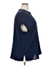 ELOQUII Blue Short Sleeve Blouse Size 20 Plus - photo 4