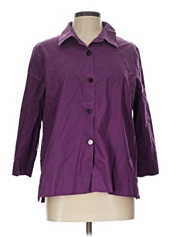 Coldwater Creek 3/4 Sleeve Button-Down Shirt (view 1)