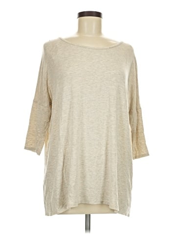 The ZigZag Stripe 3/4 Sleeve Top (view 1)