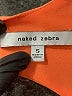 Naked Zebra 100% Polyester Orange Sleeveless Blouse Size S - photo 7