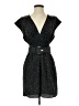 Guess 100% Polyester Tweed Black Cocktail Dress Size S - photo 1