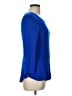 Amour Vert Blue 3/4 Sleeve Top Size L - photo 4