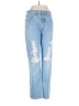Levi's 100% Cotton Hearts Blue Jeans Size 27 waist - photo 1