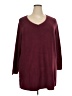 J.Jill Burgundy Pullover Sweater Size 2X - photo 1