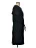 Express Solid Black Casual Dress Size L - photo 4
