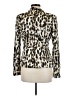Guess 100% Polyester Animal Print Ivory Blazer Size 6 - photo 2