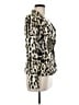 Guess 100% Polyester Animal Print Ivory Blazer Size 6 - photo 4