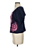 Eyeshadow Blue Short Sleeve Blouse Size S - photo 5