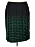 Talbots Houndstooth Green Formal Skirt Size 12 - photo 1