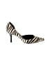 AK Anne Klein Animal Print Ivory Heels Size 8 - photo 1