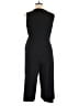 Nina Leonard Solid Black Jumpsuit Size XL - photo 2