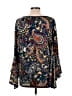 Coco Bianco Paisley Blue Long Sleeve Blouse Size L (estimated) - photo 2