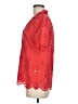 Adiva 100% Cotton Red Short Sleeve Blouse Size M - photo 5