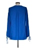 Milano Blue Long Sleeve Blouse Size M - photo 2