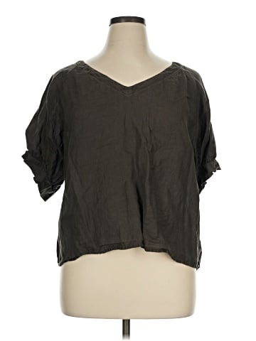 Velvet by Graham & Spencer Short Sleeve Blouse (view 1)