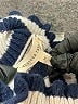 Rebecca Taylor Stripes Blue Wool Pullover Sweater Size M - photo 7