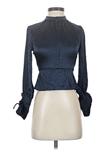 Ganni Long Sleeve Blouse (view 1)