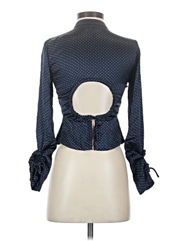 Ganni Long Sleeve Blouse (view 2)