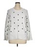 Ann Taylor LOFT Hearts White Pullover Sweater Size XL - photo 1
