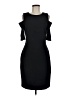 MICHAEL Michael Kors Solid Black Cocktail Dress Size M - photo 1