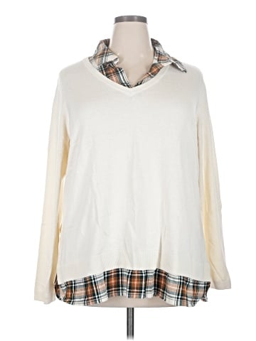 Joan Rivers Long Sleeve Blouse (view 1)