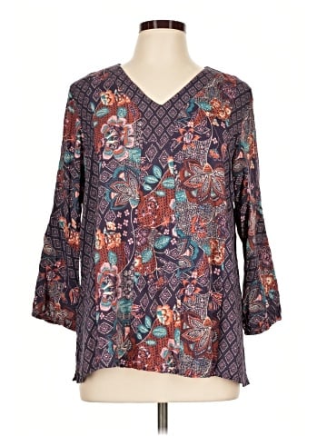 Coldwater Creek 3/4 Sleeve Blouse (view 1)