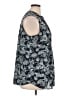 Charter Club 100% Polyester Teal Sleeveless Blouse Size XL - photo 4