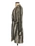 Parker Animal Print Silver Cocktail Dress Size S - photo 5
