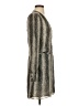 Parker Animal Print Silver Cocktail Dress Size S - photo 4