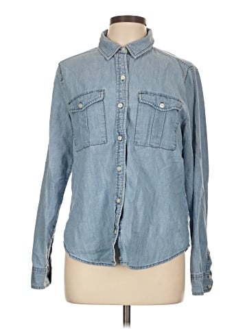 Forever 21 Long Sleeve Button-Down Shirt (view 1)