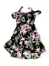 The Children's Place 100% Polyester Tropical Black Dress Size 4 - photo 1