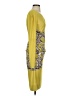 BCBGMAXAZRIA Graphic Yellow Casual Dress Size XS - photo 4