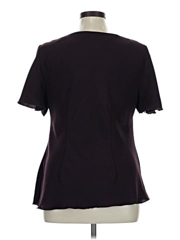 S.L. Fashions Short Sleeve Blouse (view 2)