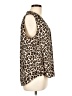 Vince Camuto Animal Print Tan Sleeveless Blouse Size L - photo 4