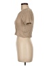 Zara Tan Short Sleeve Top Size M - photo 5