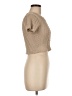 Zara Tan Short Sleeve Top Size M - photo 4