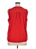 Charter Club 100% Polyester Red Sleeveless Blouse Size XL - photo 2